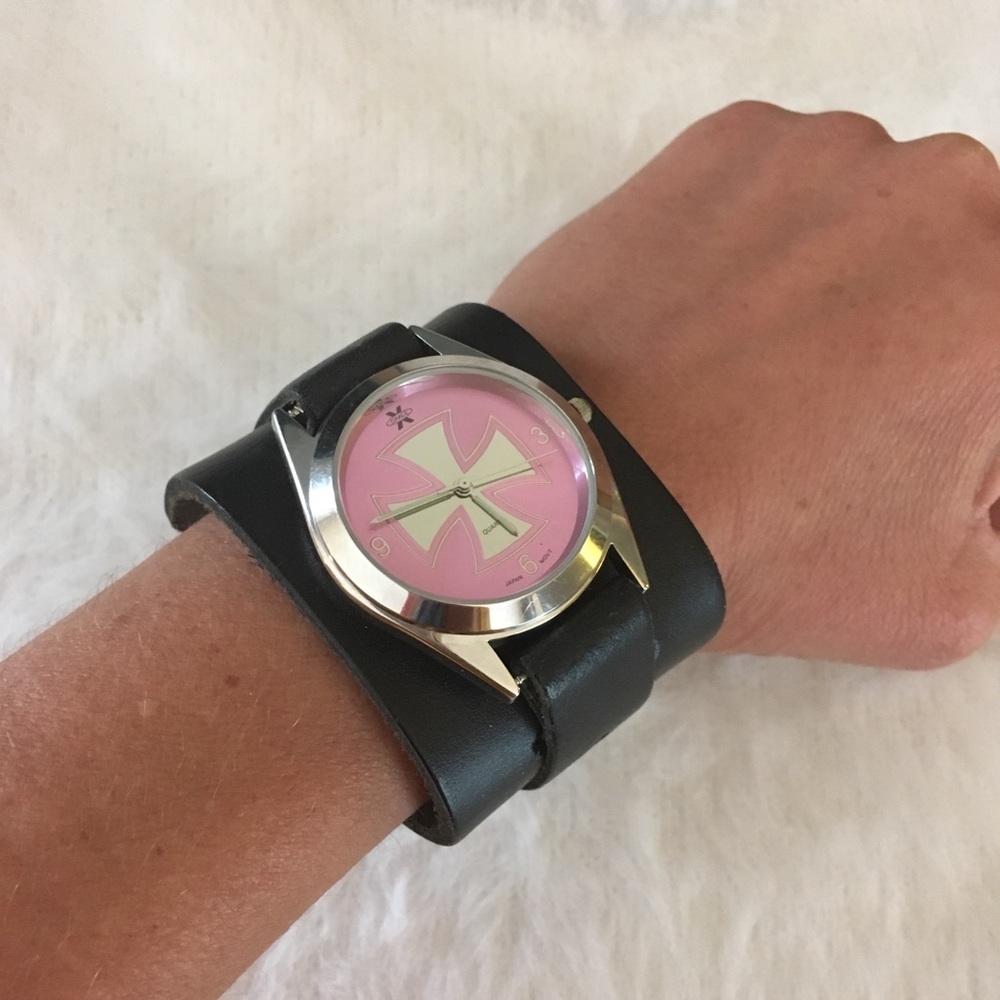 Leather Cuff Watch